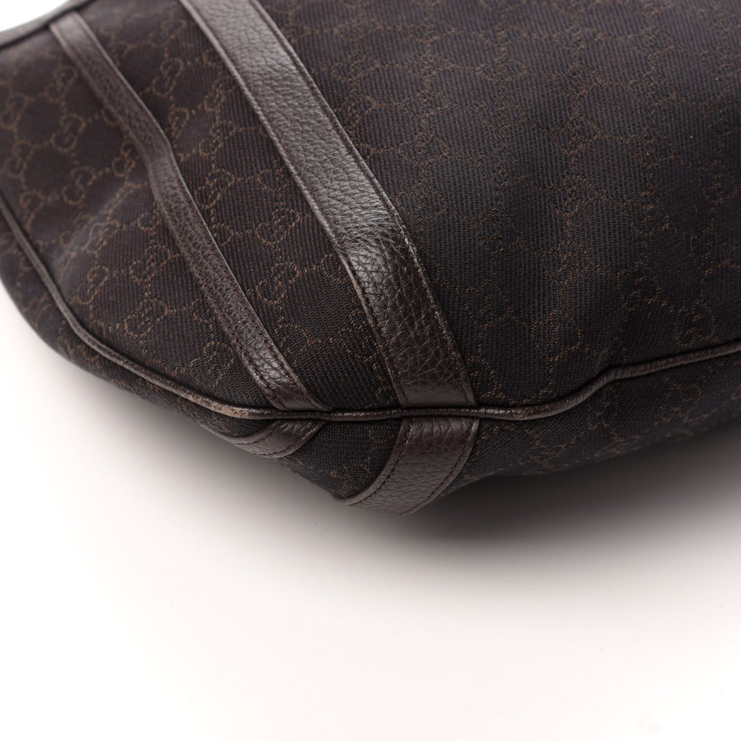 Monogram Medium Abbey Convertible Tote Dark Brown