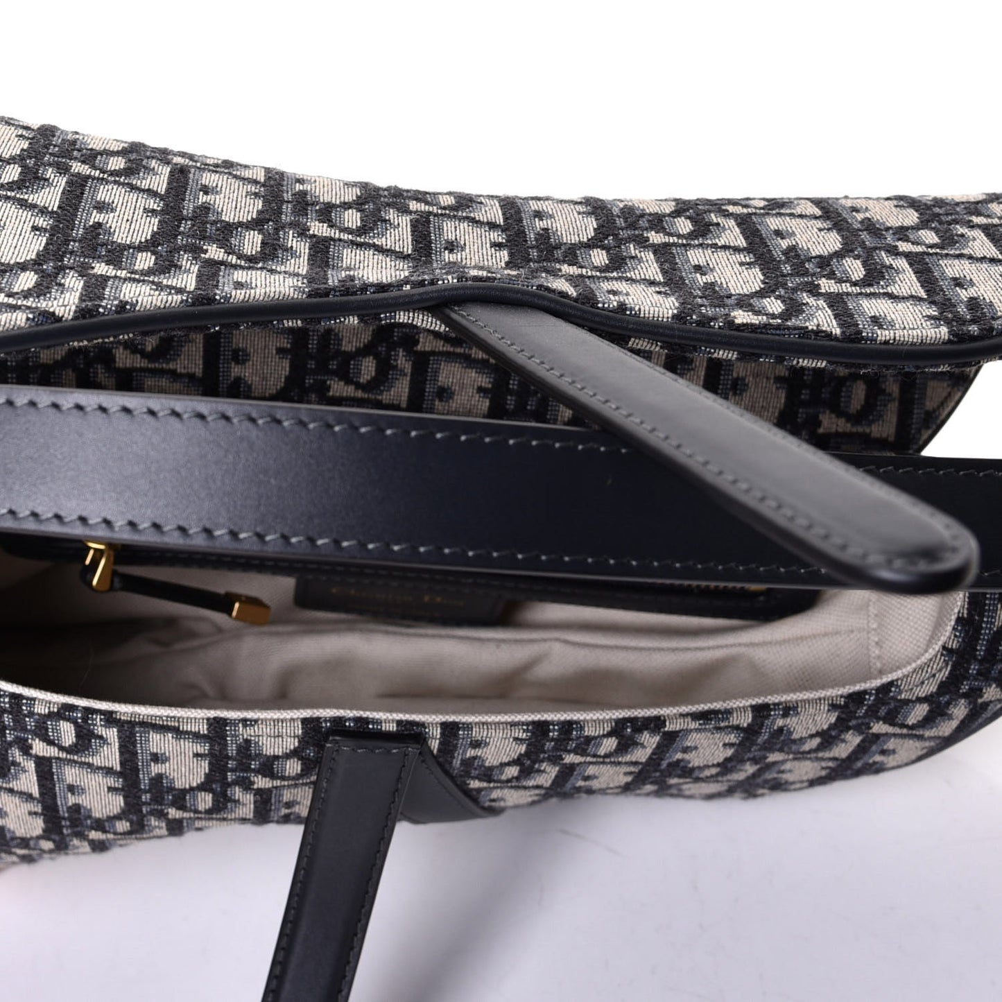 Oblique Saddle Bag Blue