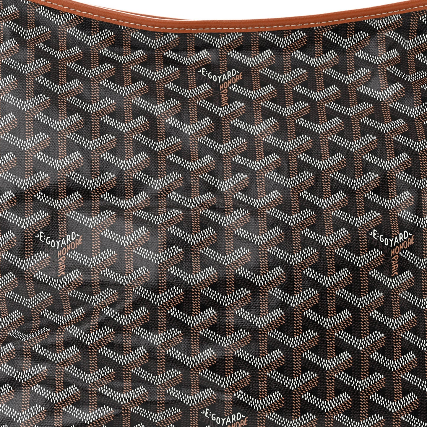 Goyardine Boheme Hobo Black Gold