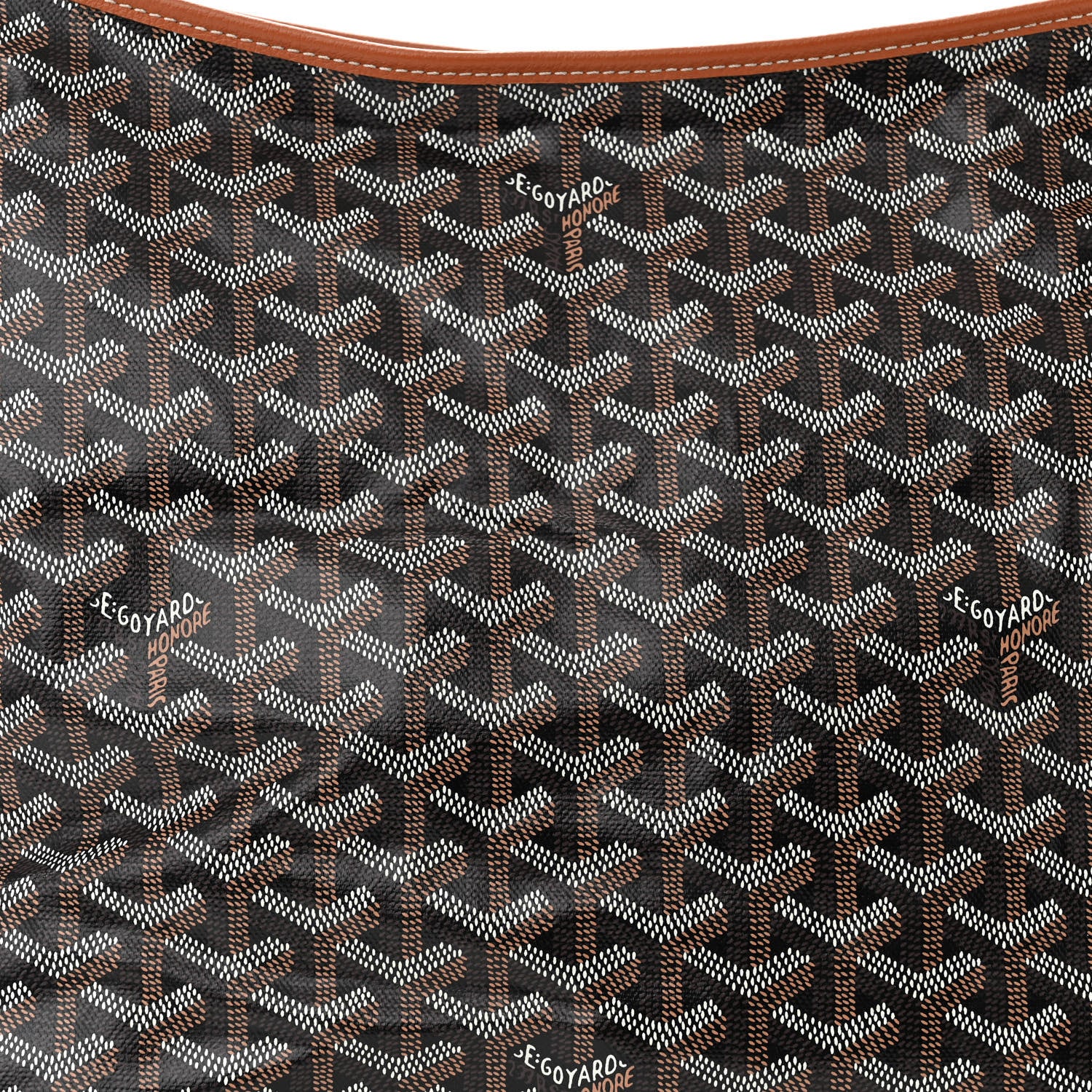 Goyard Goyardine Boheme Hobo Black Gold 9 of 11
