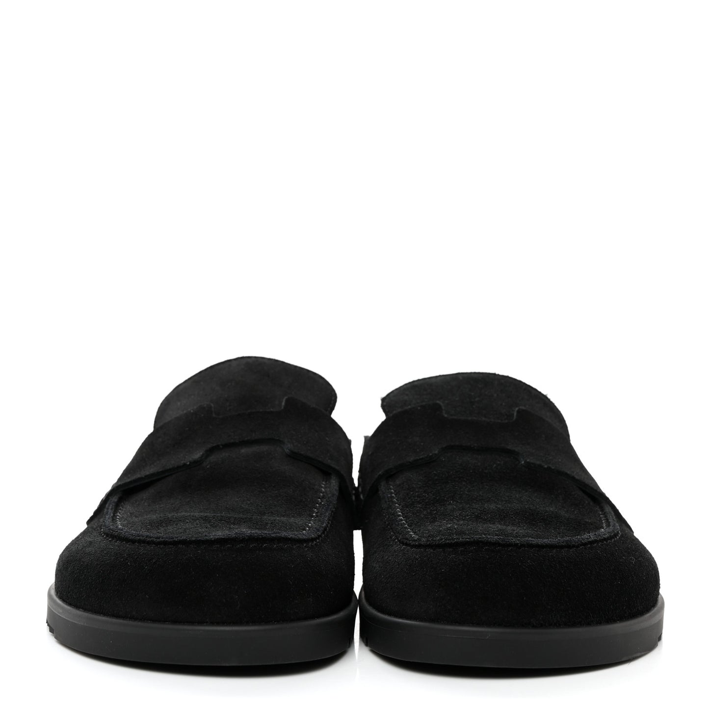 Suede Calfskin Go Mules 38 Black