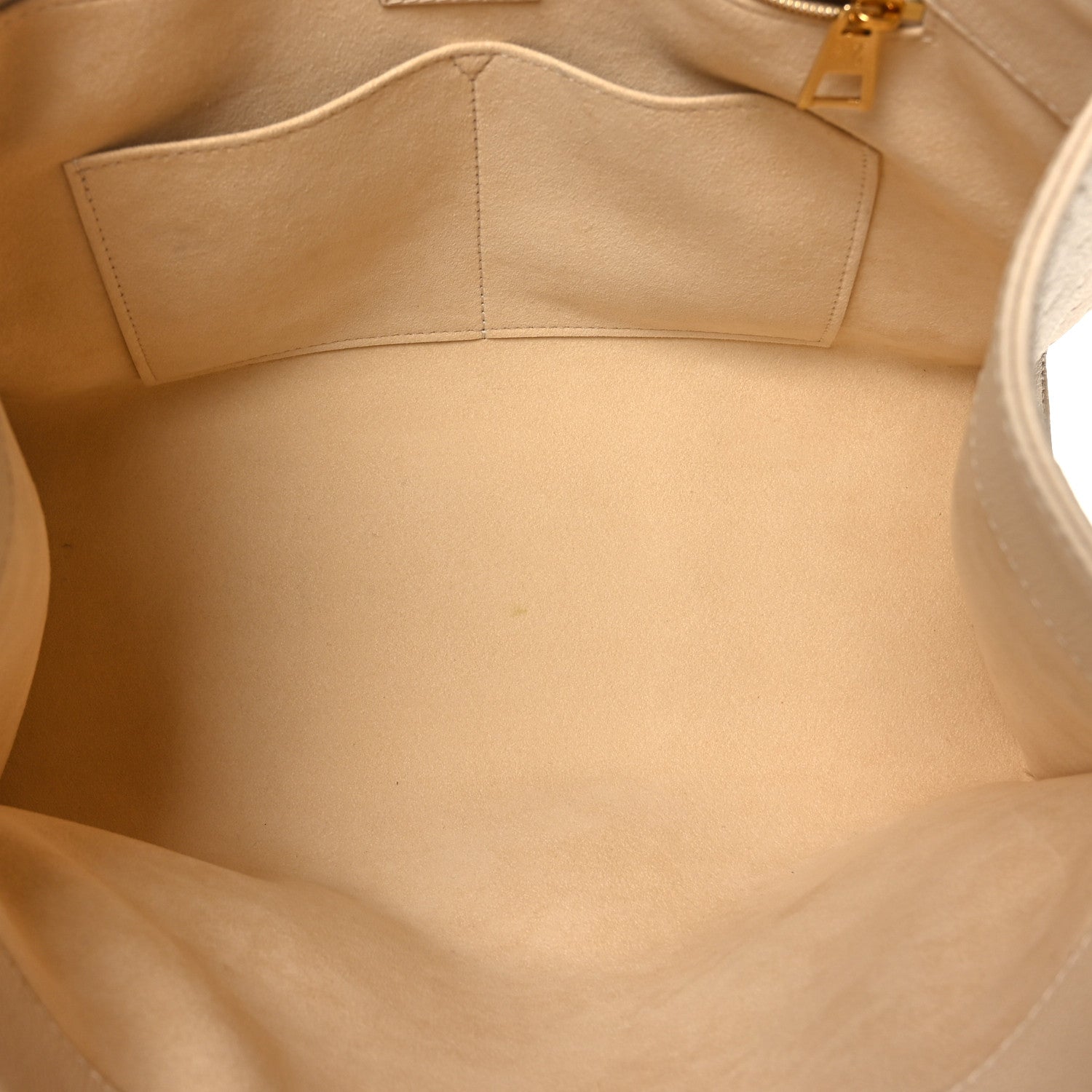 Louis Vuitton Empreinte Monogram Giant Onthego MM Creme 5 of 13