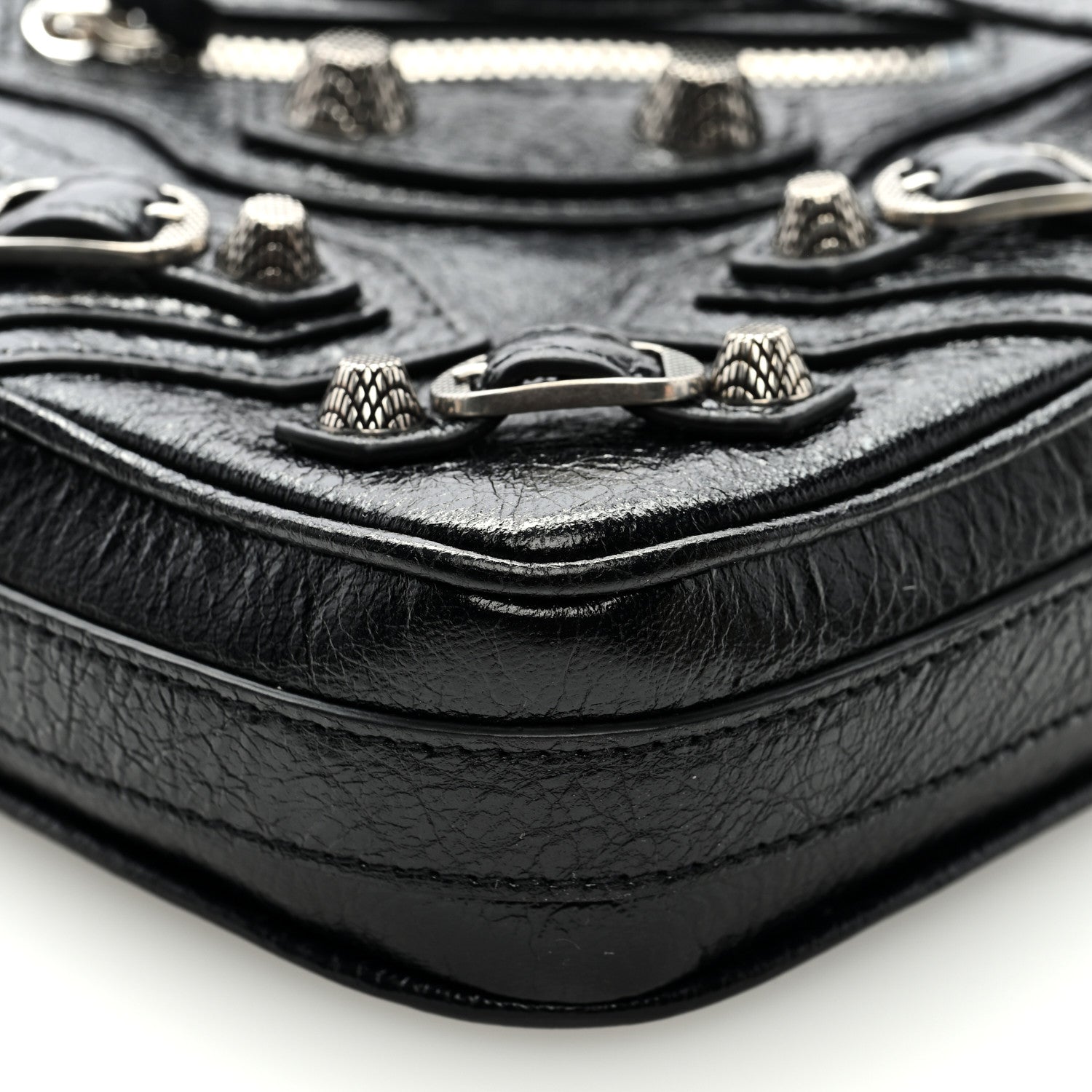 Balenciaga Agneau Arena Mini Le Cagole Heart Bag Black 7 of 7