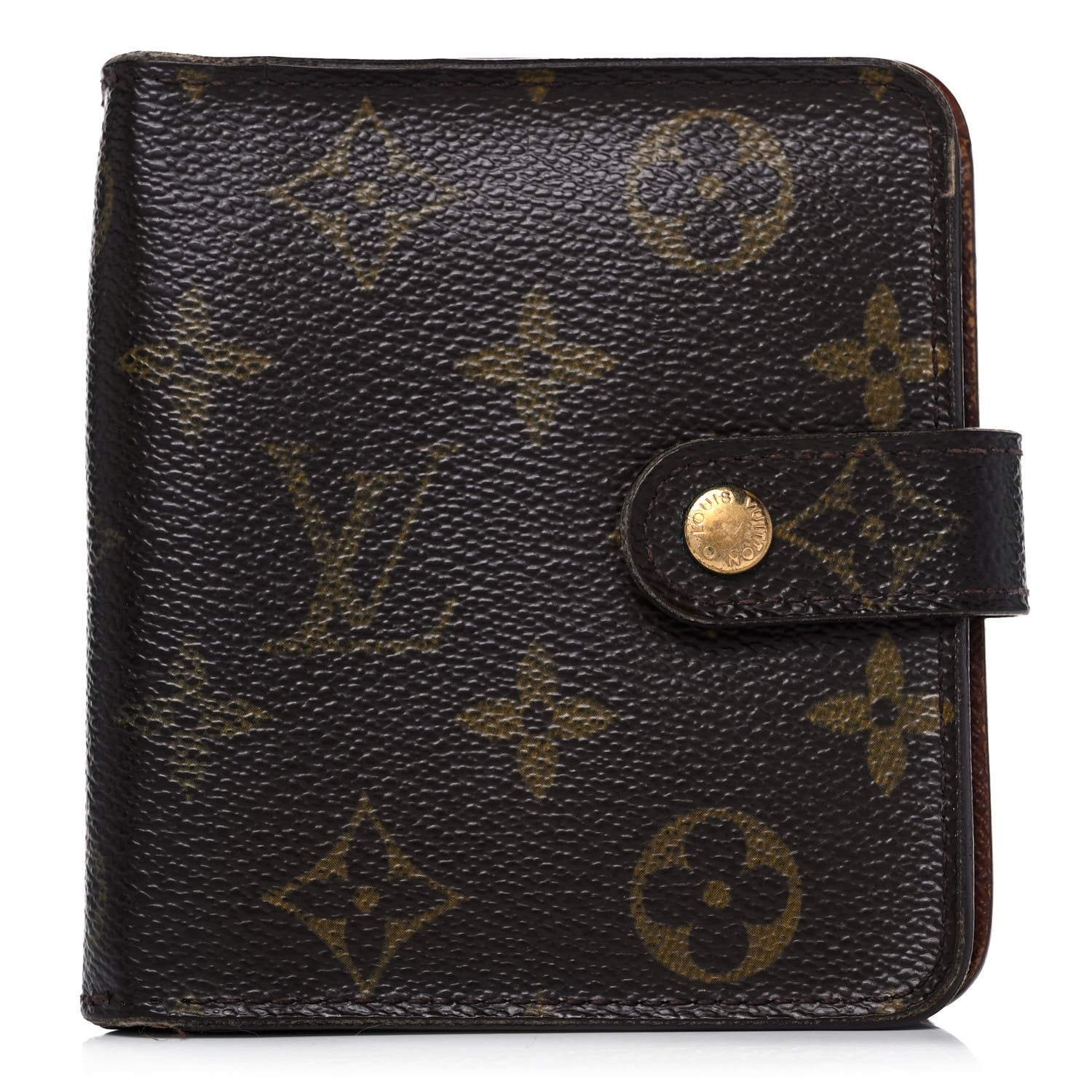 Louis Vuitton Monogram Compact Zippe Zipped Wallet 1 of 15