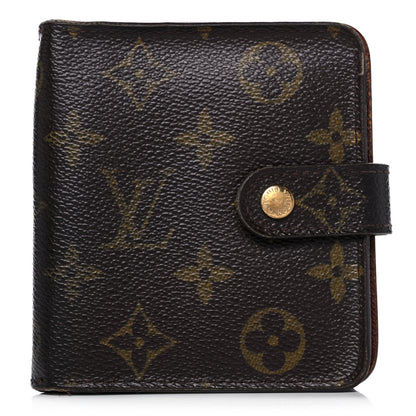 Louis Vuitton Monogram Compact Zippe Zipped Wallet 1 of 15