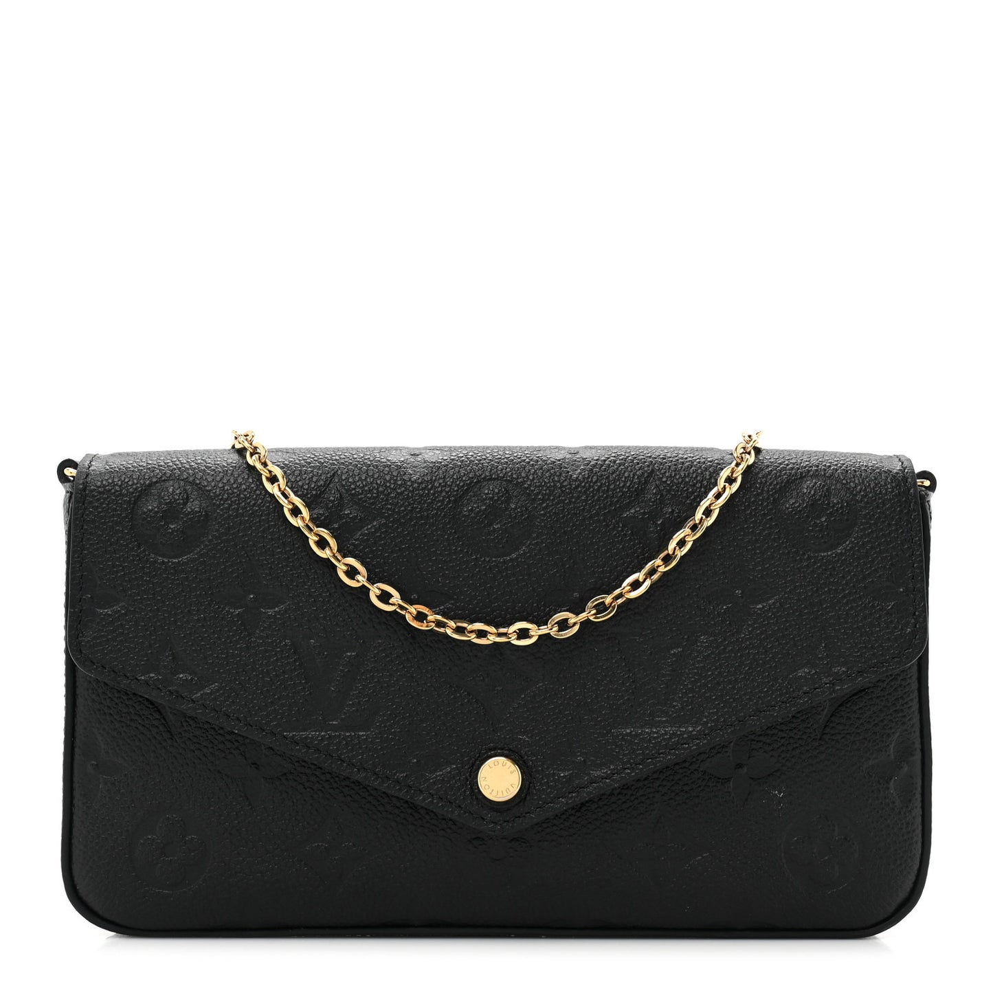 Empreinte Pochette Felicie Chain Wallet Black