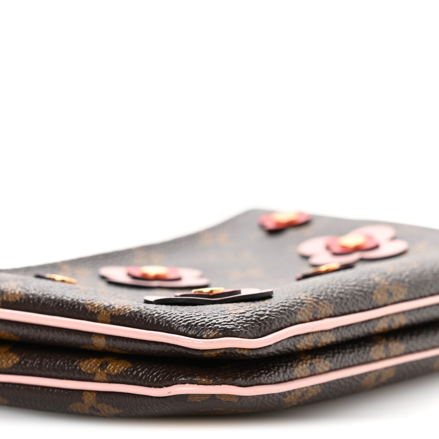 Louis Vuitton Monogram Blooming Flowers Double Zip Pochette 10 of 12