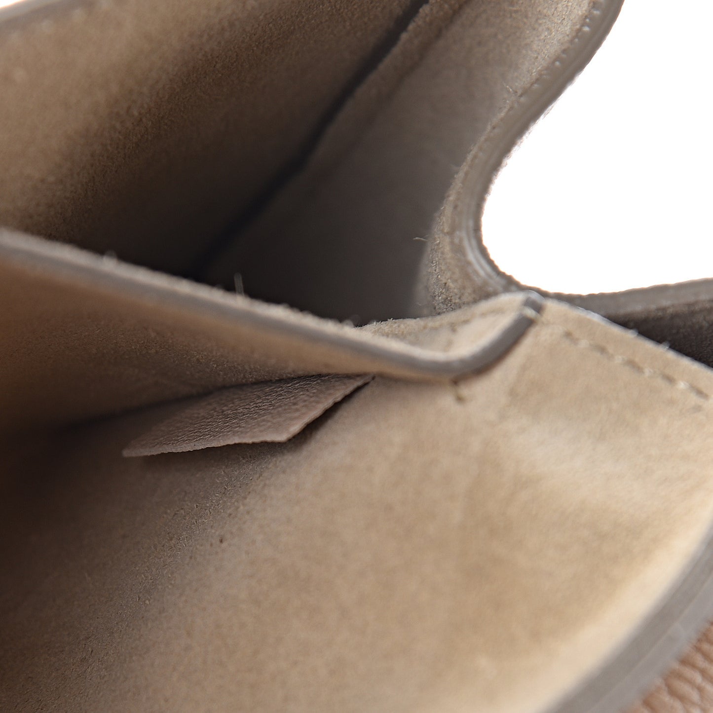 Grained Lambskin Drew Shoulder Bag Biscotti Beige