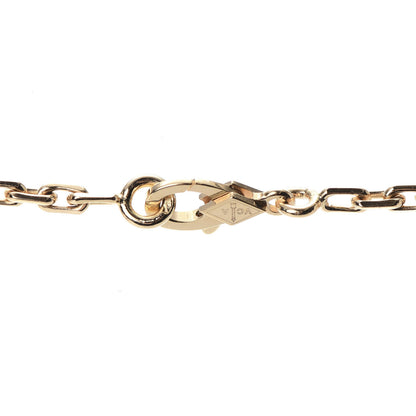 Van Cleef & Arpels 18K Yellow Gold Blue Agate 10 Motifs Vintage Alhambra Necklace 4 of 5
