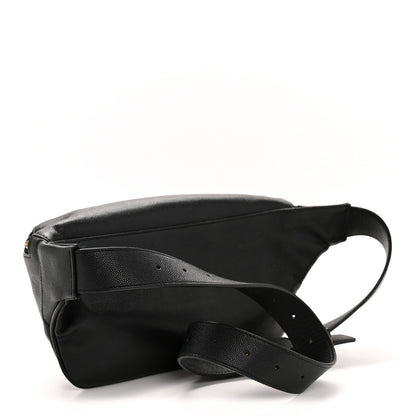 Saint Laurent Grain De Poudre Monogram Belt Bag Black 3 of 15