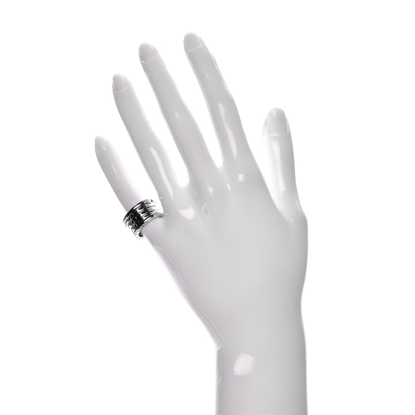 18K White Gold B.Zero1 4 Band Ring 47 4.25
