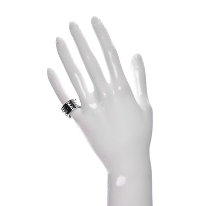 Bulgari 18K White Gold B.Zero1 4 Band Ring 47 4.25 2 of 4