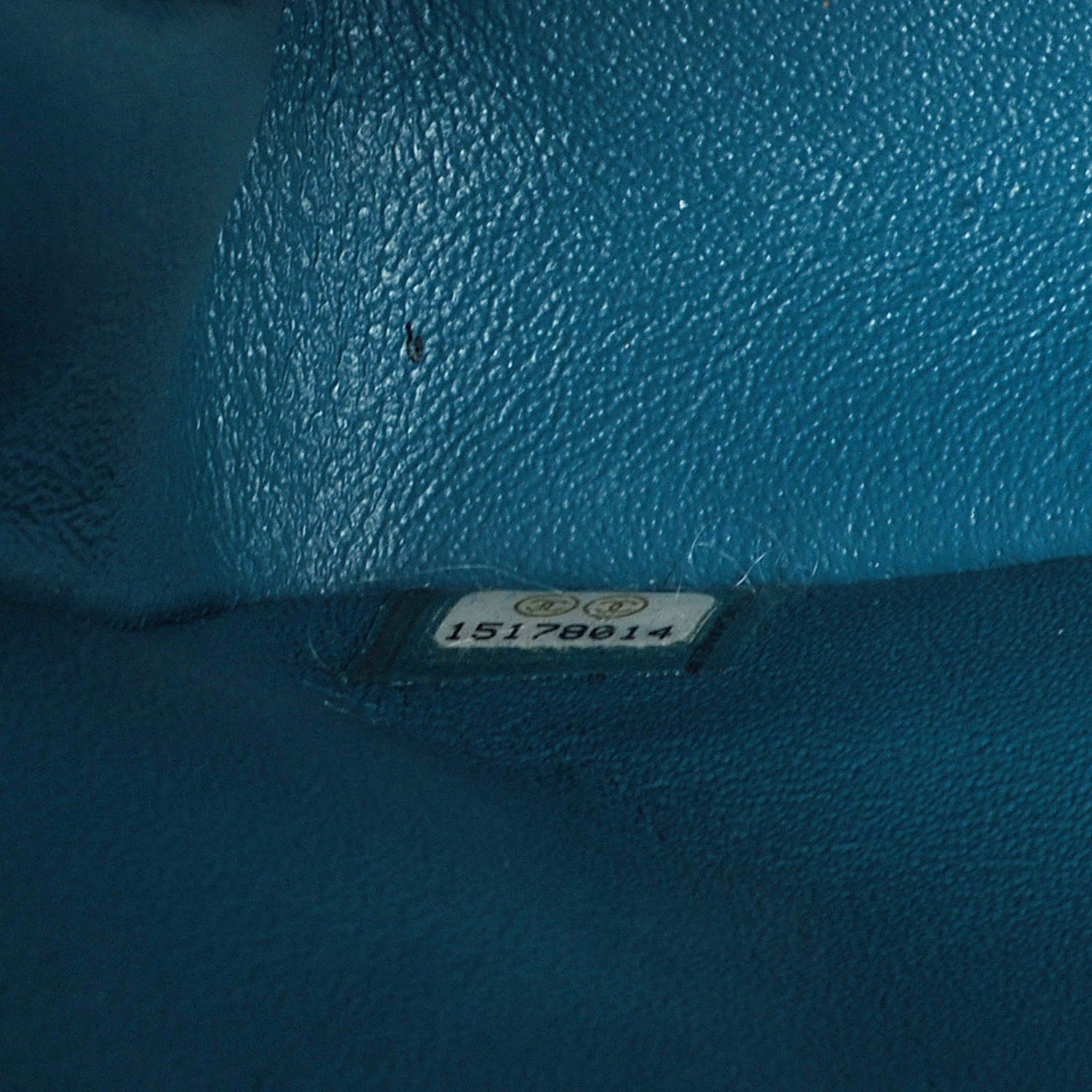 Chanel Lambskin Quilted Medium Double Flap Turquoise 7 of 7