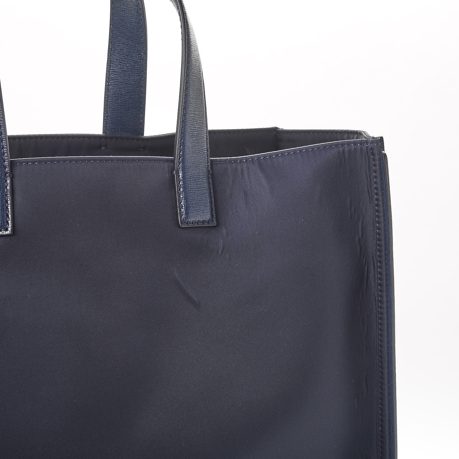 Fendi Nylon Vitello Elite Monster Eyes Tote Blue Scuro White Multicolor 12 of 13