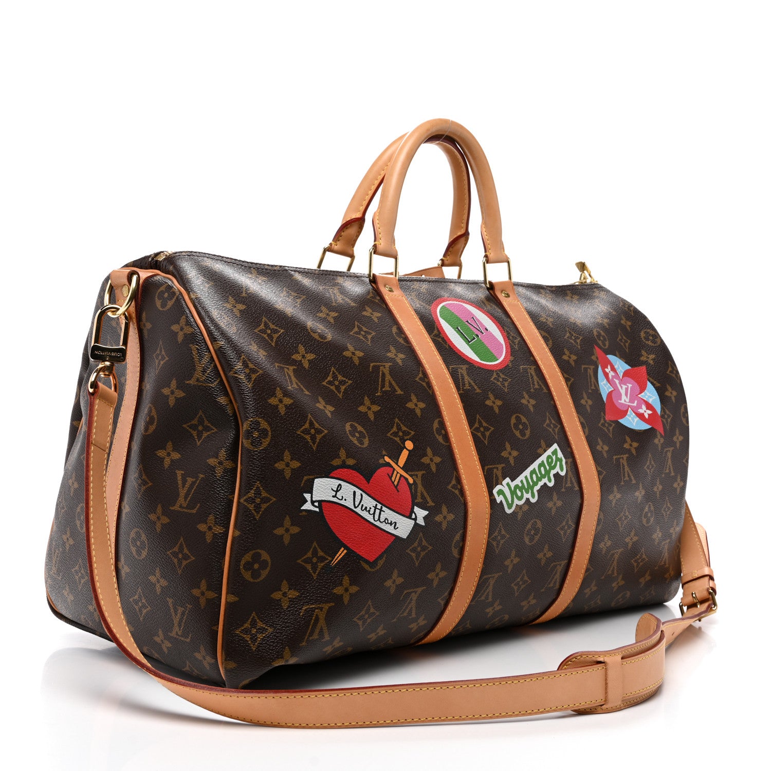 Louis Vuitton Monogram World Tour Keepall Bandouliere 50 2 of 10