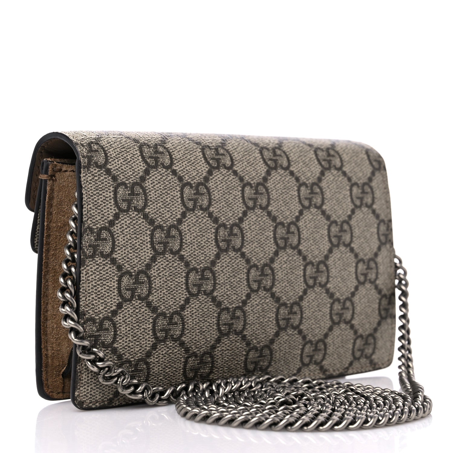 Gucci GG Supreme Monogram Super Mini Dionysus Shoulder Bag Taupe 3 of 11