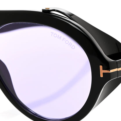 Tom Ford Acetate Neghman Aviator Sunglasses TF882 Black 7 of 8