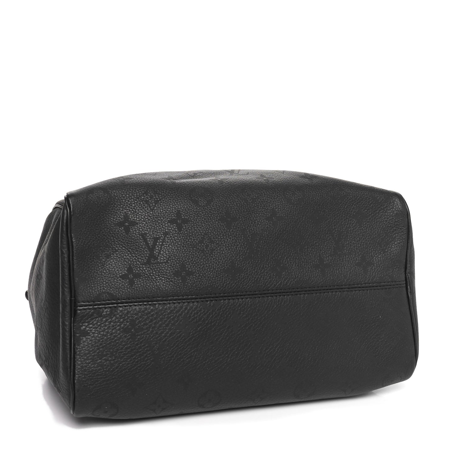 Calfskin Monogram Speedy P9 Bandouliere 30 Ultra Black