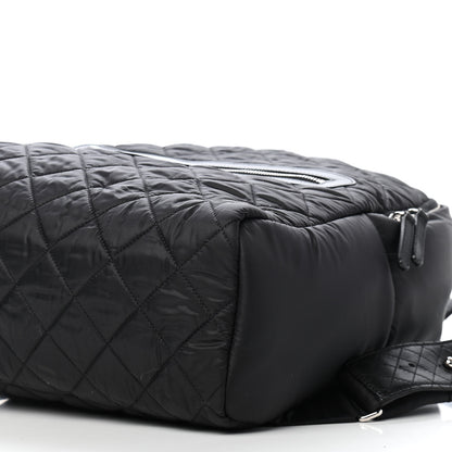 Chanel Nylon Quilted Coco Cocoon Backpack Black 8 of 8