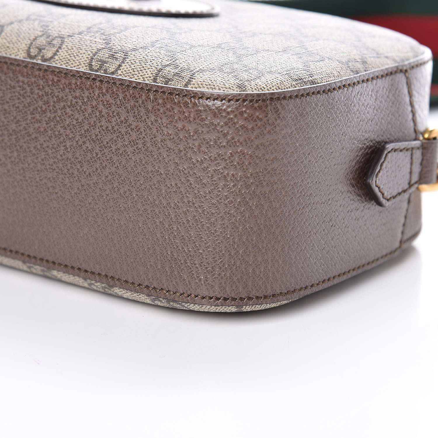 Gucci GG Supreme Monogram Web Neo Vintage Shoulder Bag Beige New Acero Crop 6 of 9