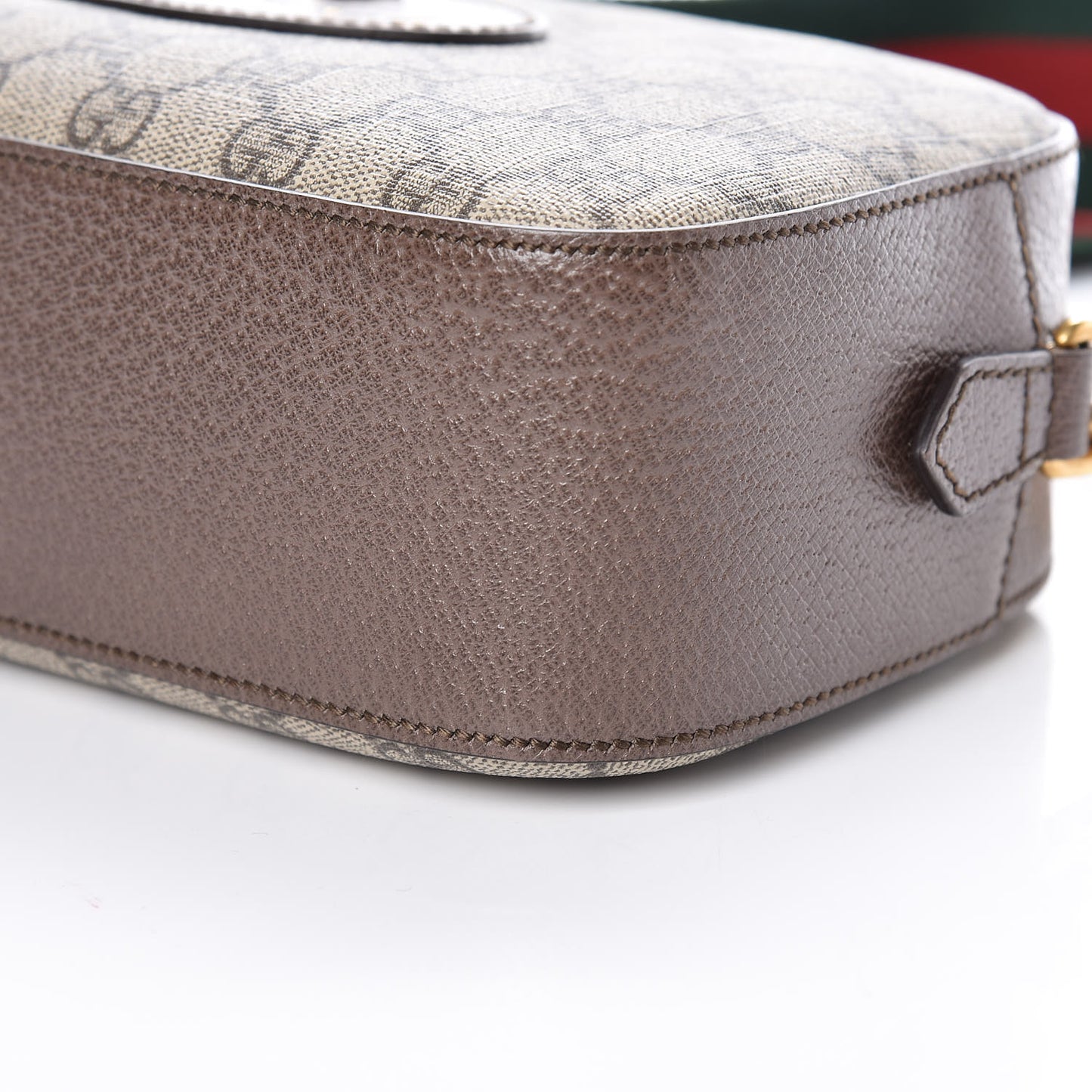GG Supreme Monogram Web Neo Vintage Shoulder Bag Beige New Acero Crop
