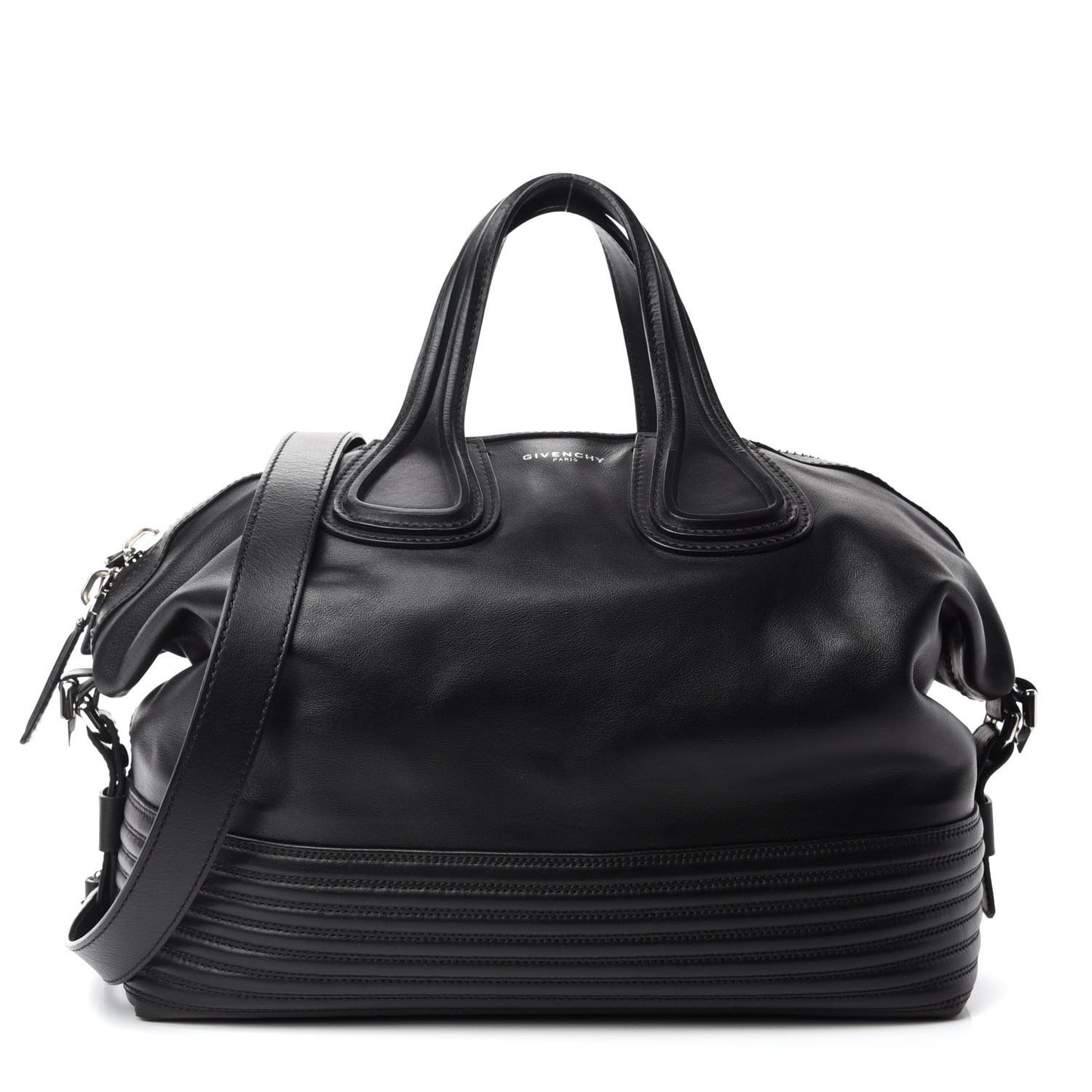 Calfskin Medium Biker Nightingale Black