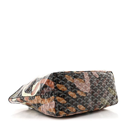 Goyard Goyardine Saint Louis Lettres Camouflage PM Black Pink Multicolor 5 of 12