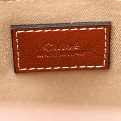 Chloe Calfskin Medium Woody Ribbon Tote Sepia Brown 6 of 10