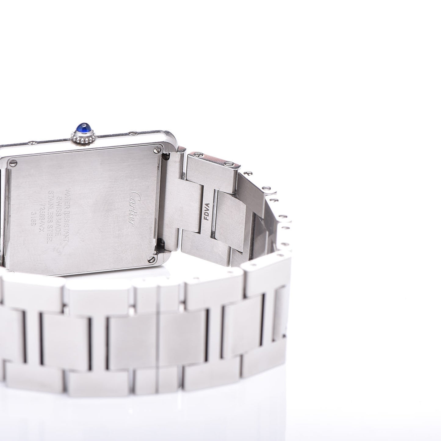 Stainless Steel 27mm Tank Solo Quartz Watch