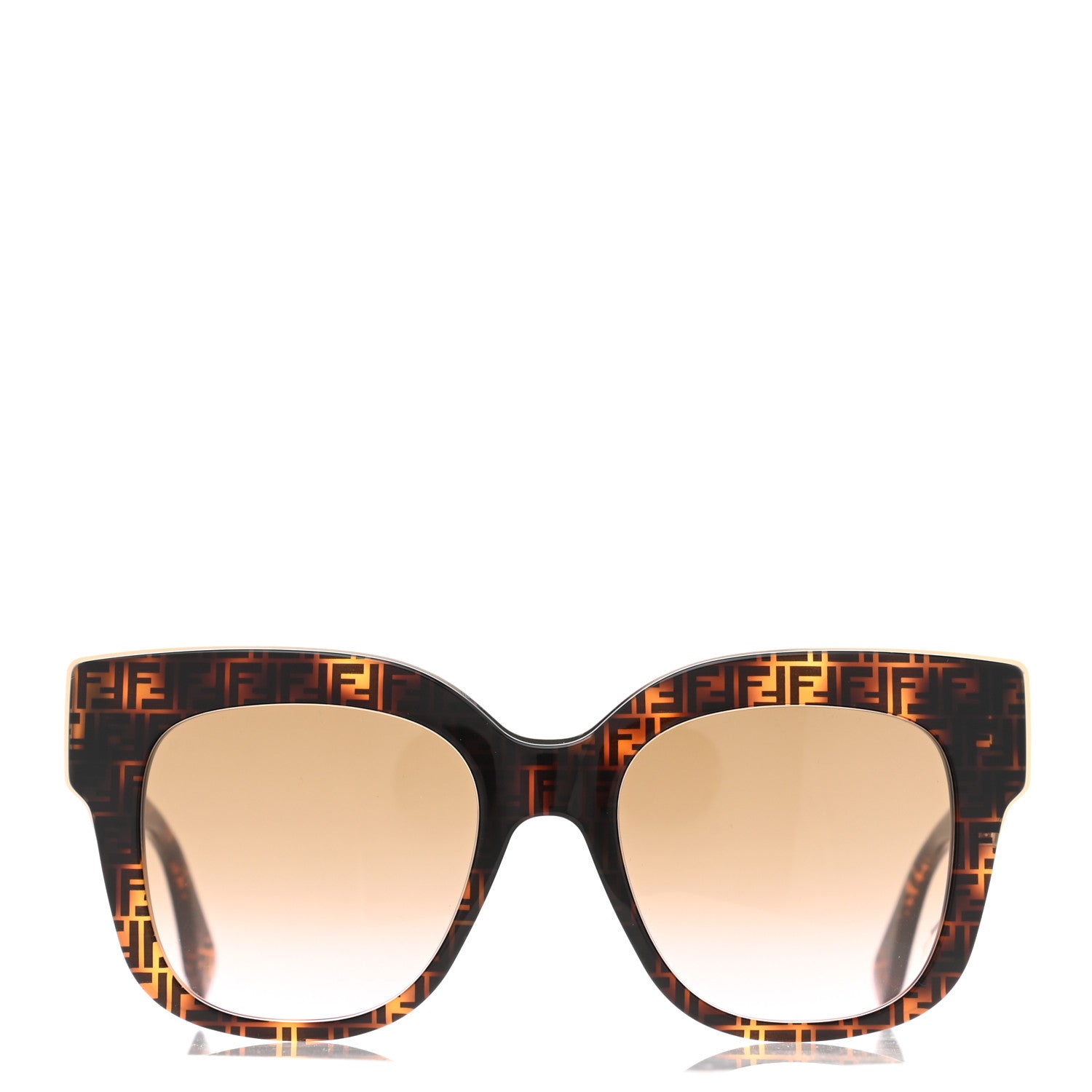 Fendi Acetate F is Fendi 51mm Cat Eye Sunglasses FF 0359/S Tortoise Camouflage 7 of 7