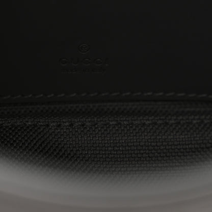 Gucci Rubber Effect Calfskin GG Mini Messenger Bag Black 6 of 10