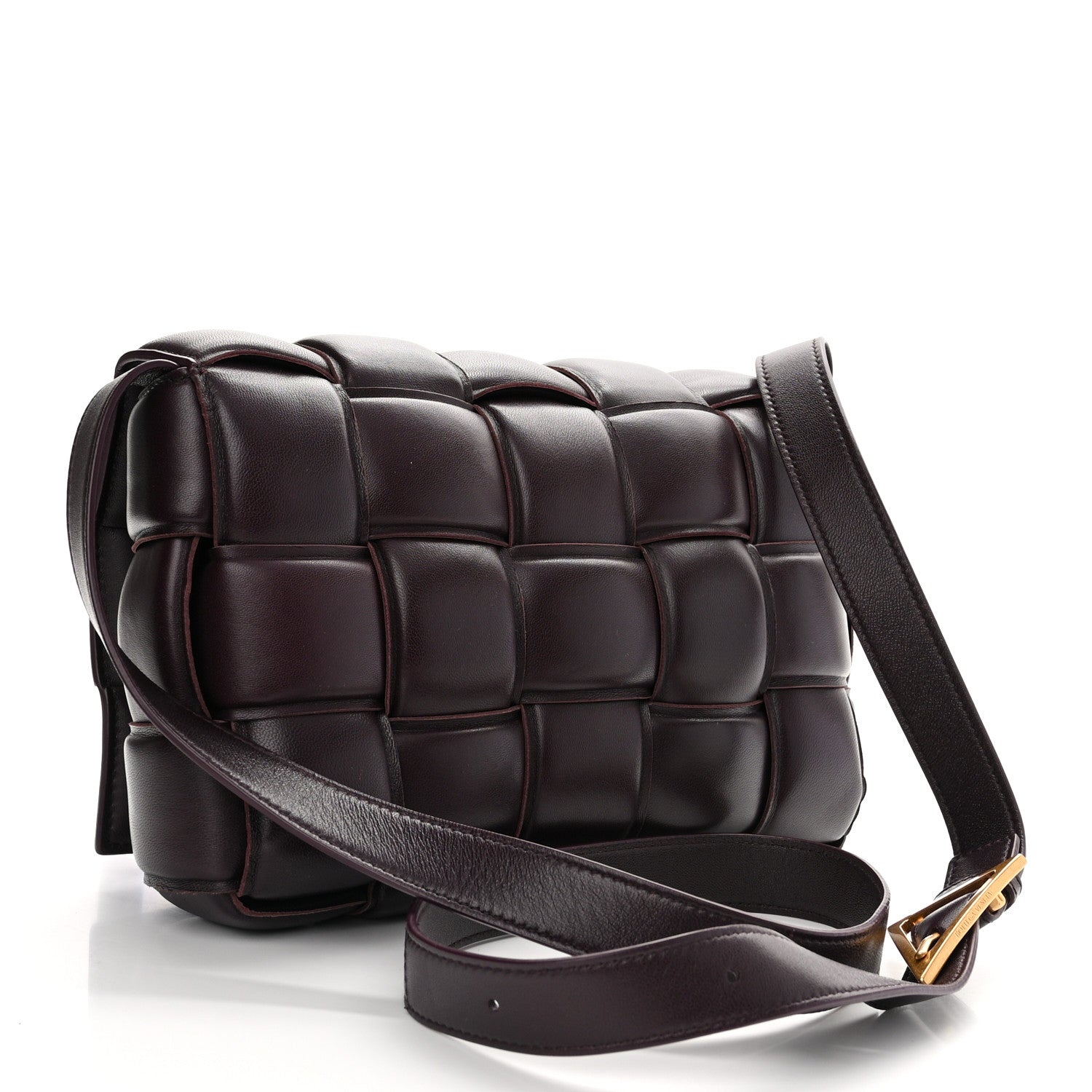 Bottega Veneta Nappa Maxi Intreccio Padded Cassette Crossbody Bag Grape 2 of 9