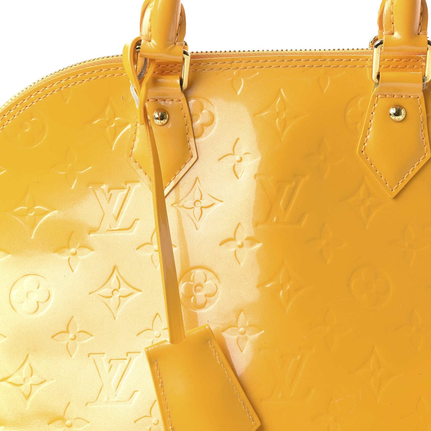 Louis Vuitton Vernis Alma PM Jaune Passion 9 of 12