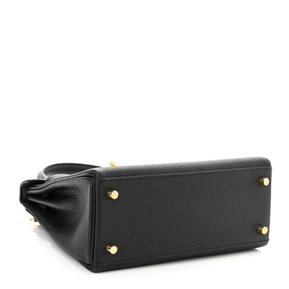 Hermes Togo Kelly Retourne 25 Black 4 of 11