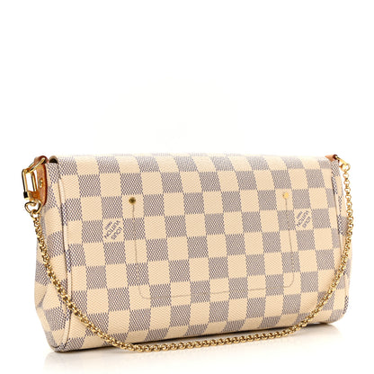 Louis Vuitton Damier Azur Favorite MM 3 of 10