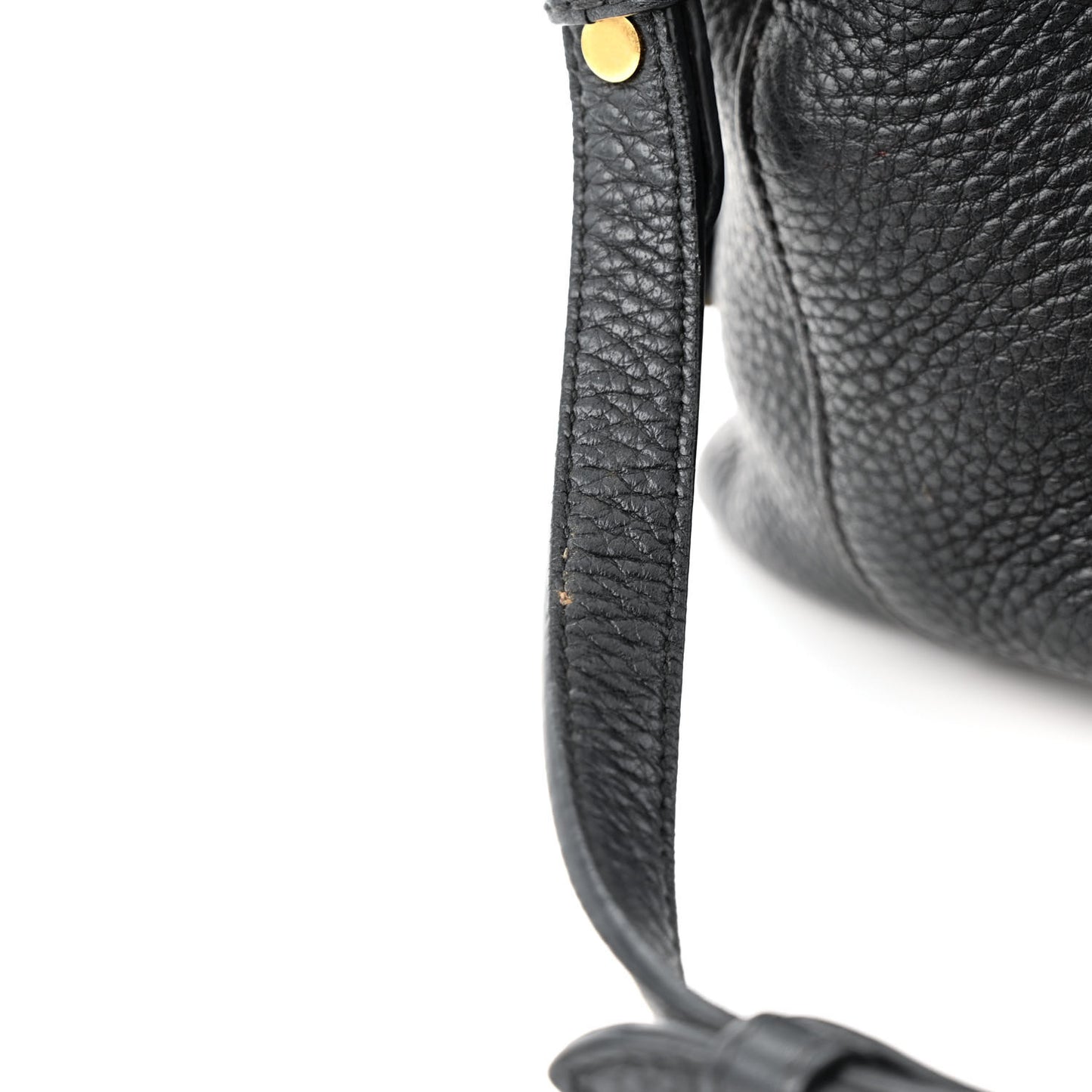 Vitello Daino Small Tote Black