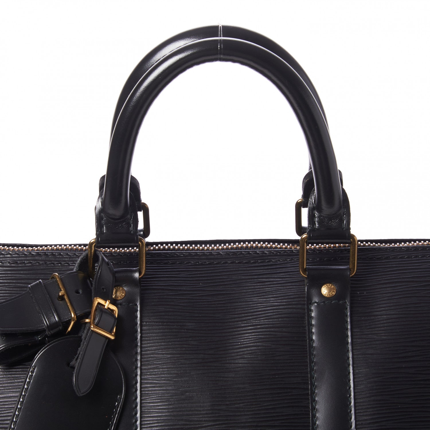 Louis Vuitton Epi Keepall 45 Black 8 of 12