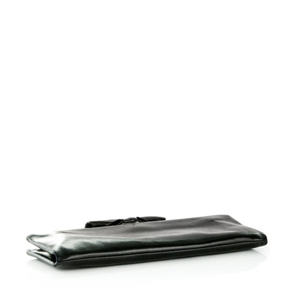 Chanel Lambskin Bow Clutch Black 4 of 7