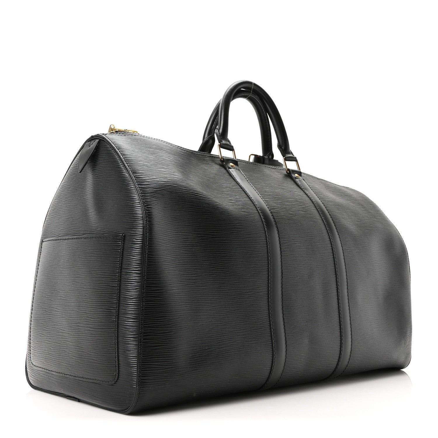 Louis Vuitton Epi Keepall 50 Black 2 of 8