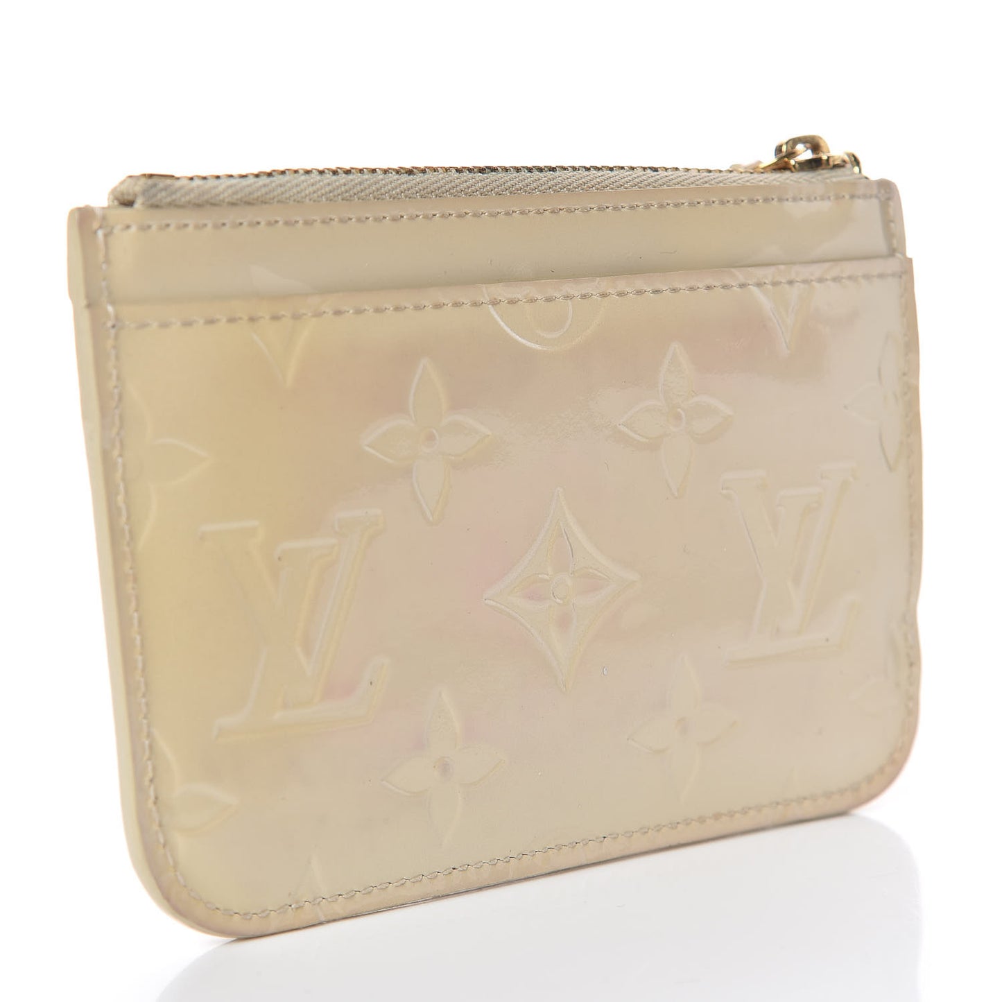 Vernis Key Pouch Blanc Corail