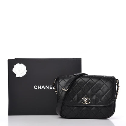 Chanel Caviar Quilted Medium Messenger Flap Black 11 of 11
