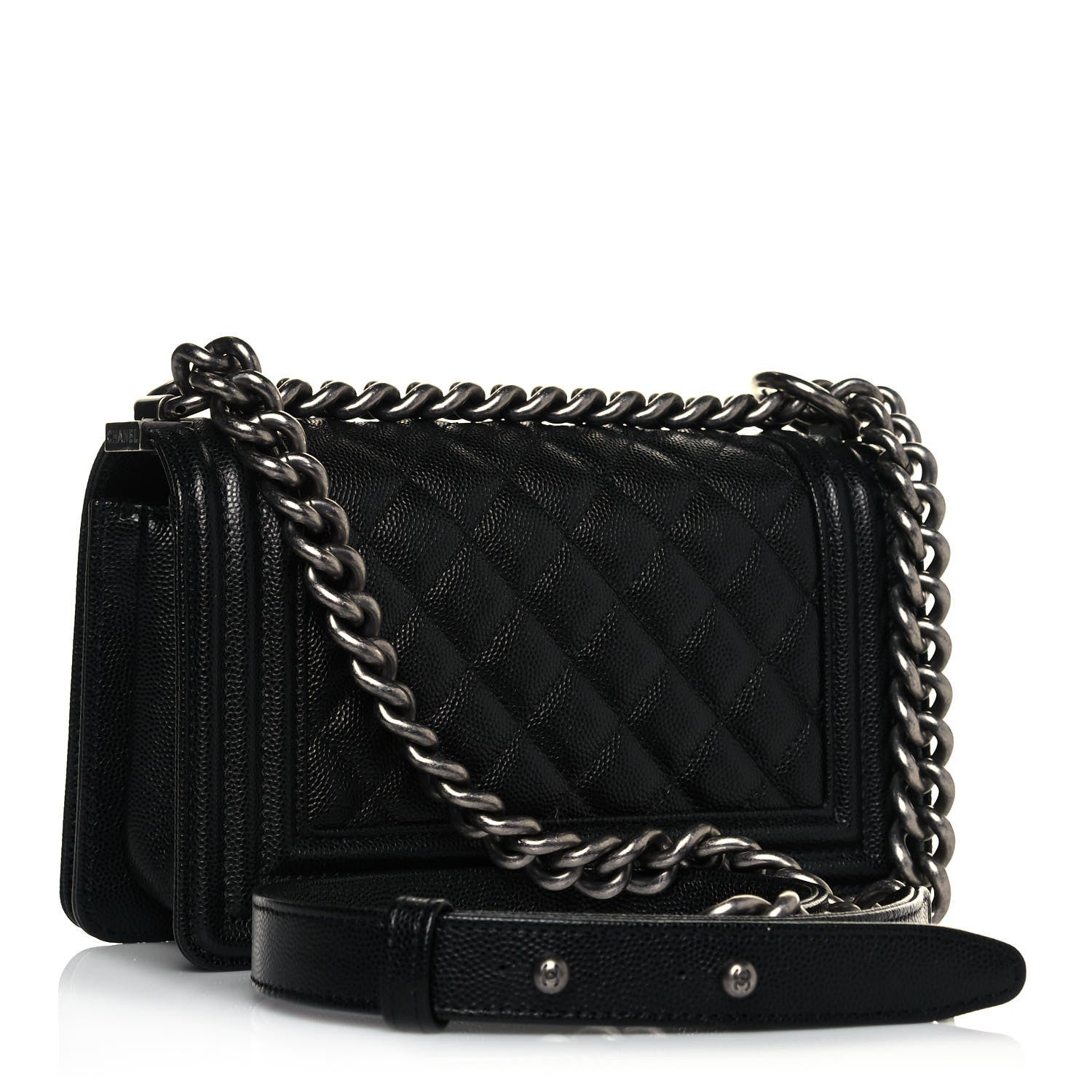 Chanel Caviar Quilted Small Boy Flap Black 3 of 13