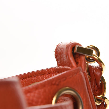 Chanel Caviar CC Drawstring Shoulder Bag Orange 7 of 16