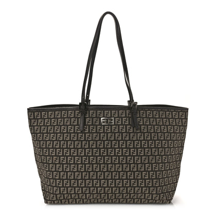Fendi Zucchino Shopping Tote Tobacco Brown 1 of 8