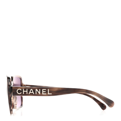 Chanel Acetate Square Sunglasses 5408-A Purple 3 of 9