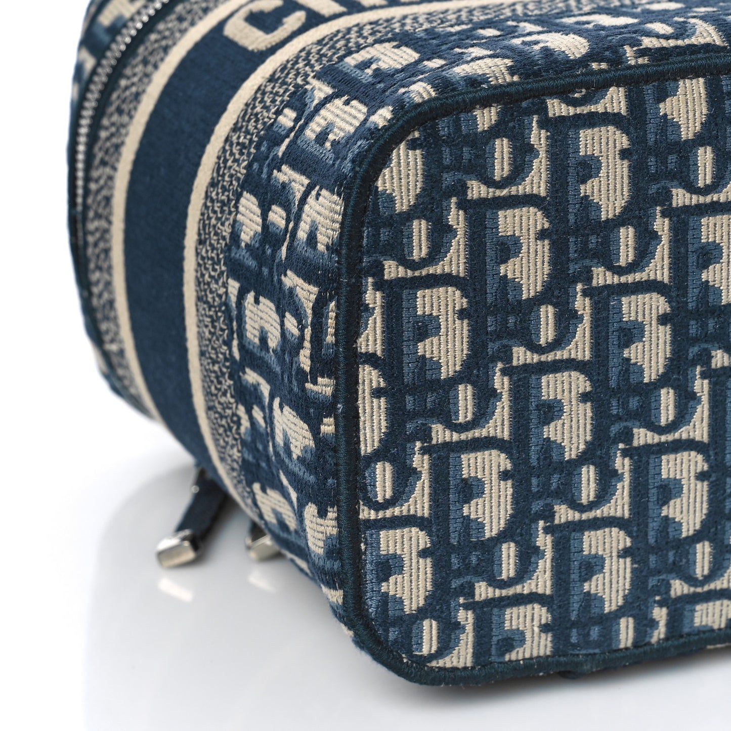 Oblique Diortravel Vanity Case Blue