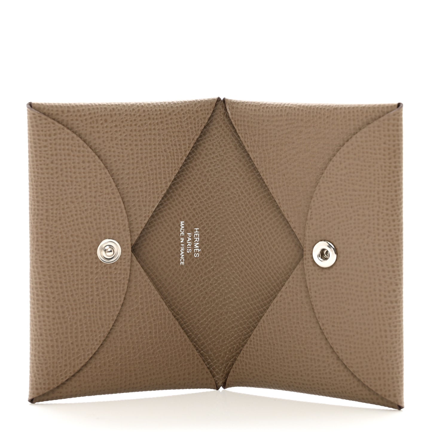 Epsom Calvi Card Case Etoupe