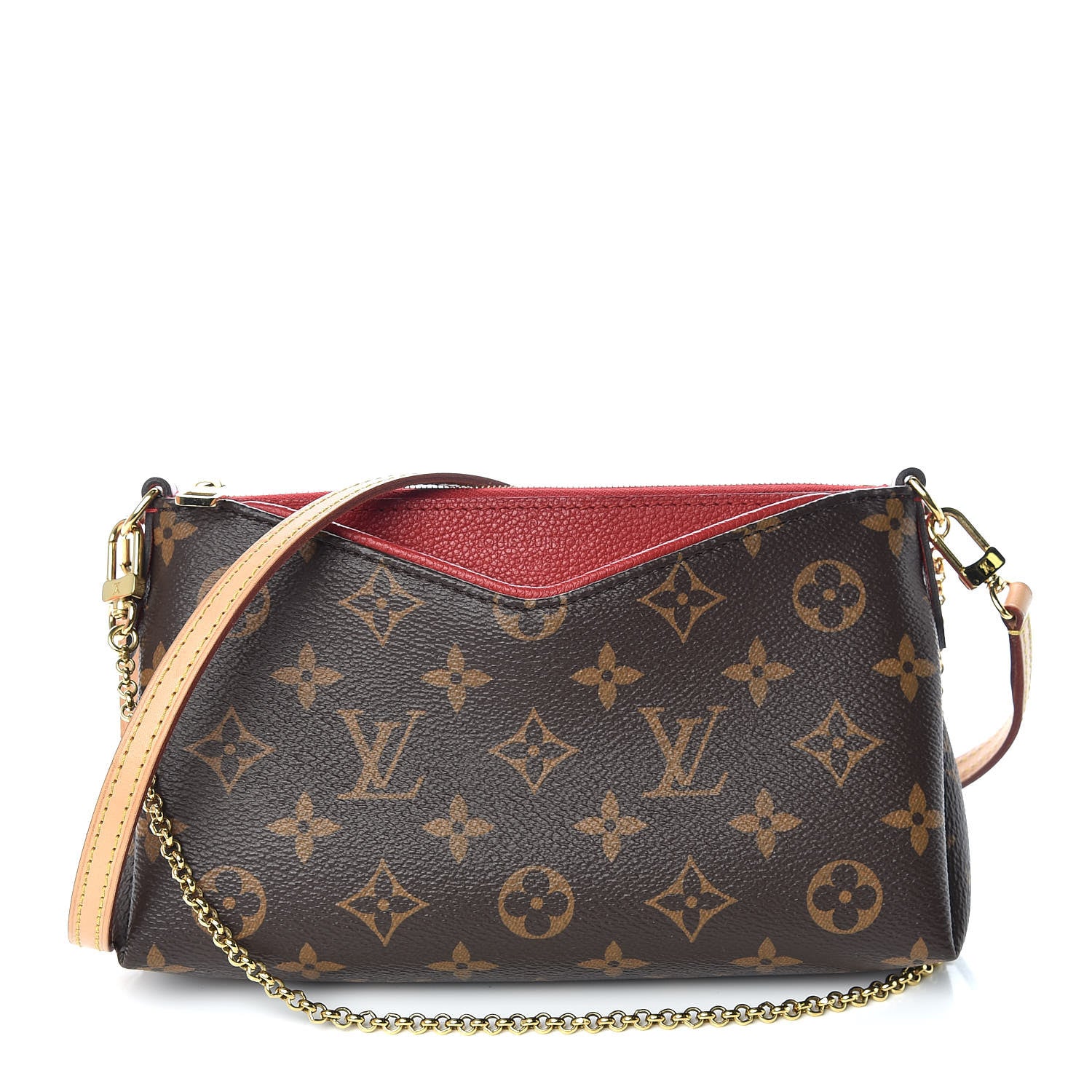 Louis Vuitton Monogram Pallas Clutch Cherry 1 of 10