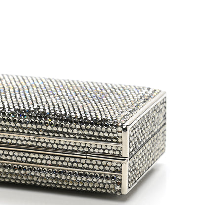 Judith Leiber Swarovski Crystal Minaudiere Clutch Silver 7 of 7
