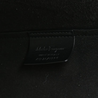 Salvatore Ferragamo Calfskin Travel Tote Black 6 of 11